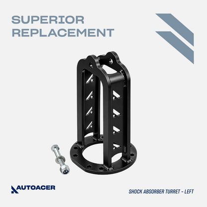 AUTOACER 5p Rear Watts Linkage Front HD Shock Turrets For Land Rover Discovery 2