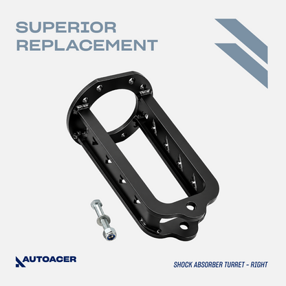 AUTOACER 5p Rear Watts Linkage Front HD Shock Turrets For Land Rover Discovery 2