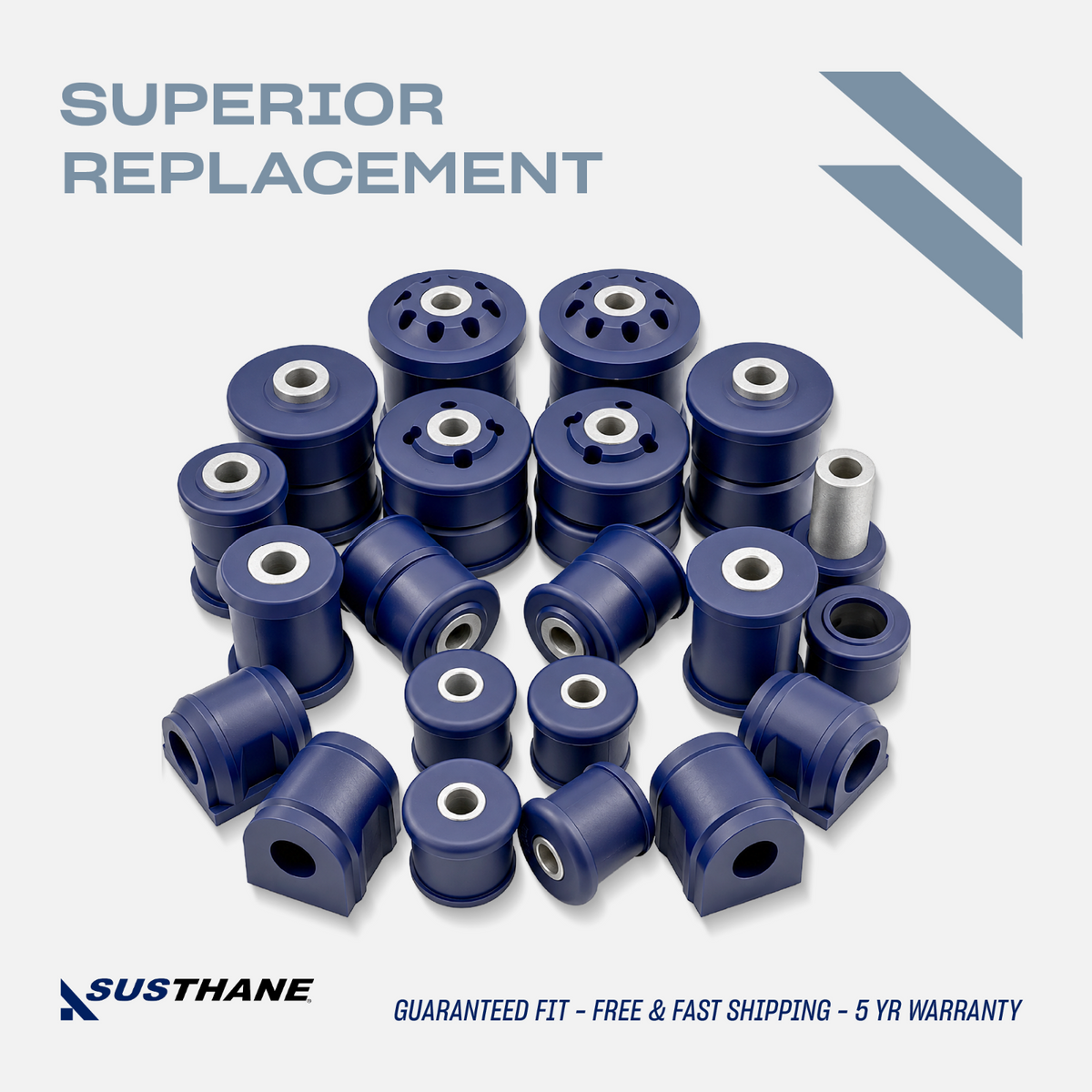 AUTOACER - 20pc Poly Suspension Bushing Kit For Land Rover LR 3/4 RR Sport 04-13