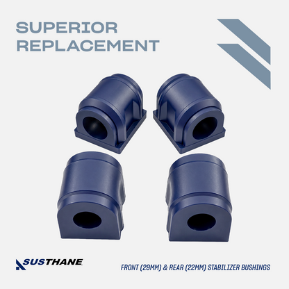 AUTOACER - 20pc Poly Suspension Bushing Kit For Land Rover LR 3/4 RR Sport 04-13