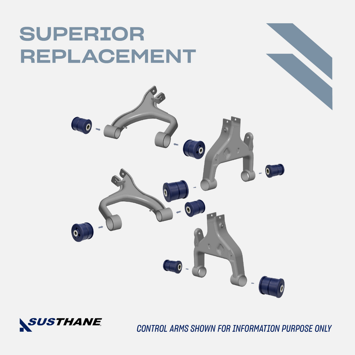 AUTOACER - 20pc Poly Suspension Bushing Kit For Land Rover LR 3/4 RR Sport 04-13