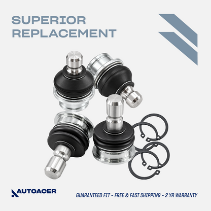 AUTOACER - 4pc Rear Suspension Ball Joints For Nissan Pathfinder R51 Armada QX56