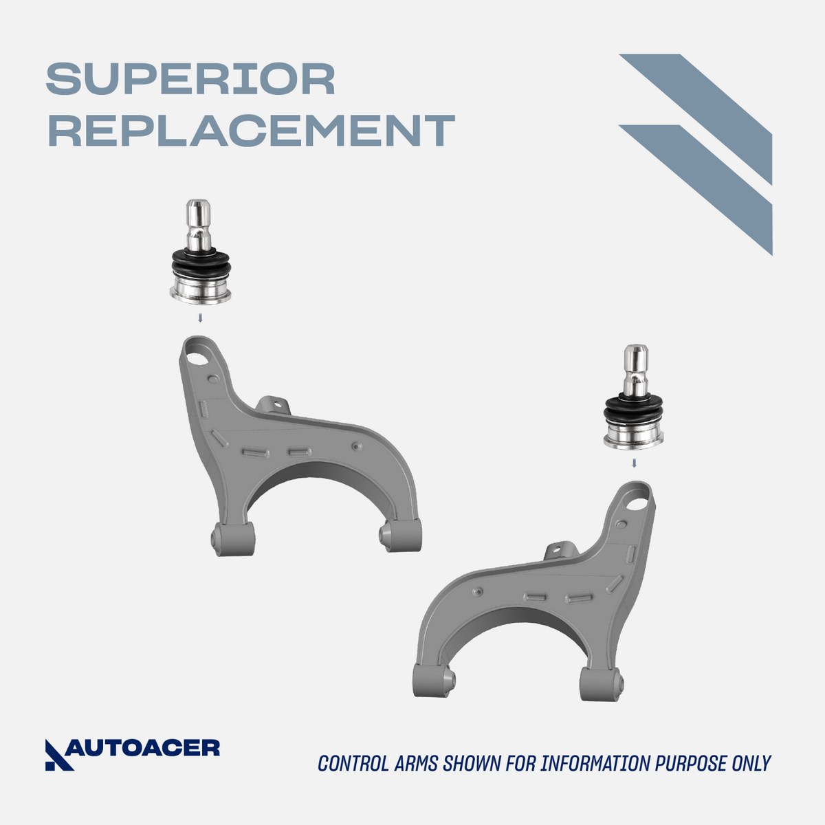AUTOACER - 4pc Rear Suspension Ball Joints For Nissan Pathfinder R51 Armada QX56