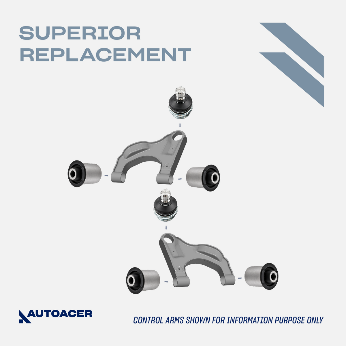 AUTOACER 16pc All Rear Control Arm Bushes Ball Joints for Pathfinder QX56 Armada