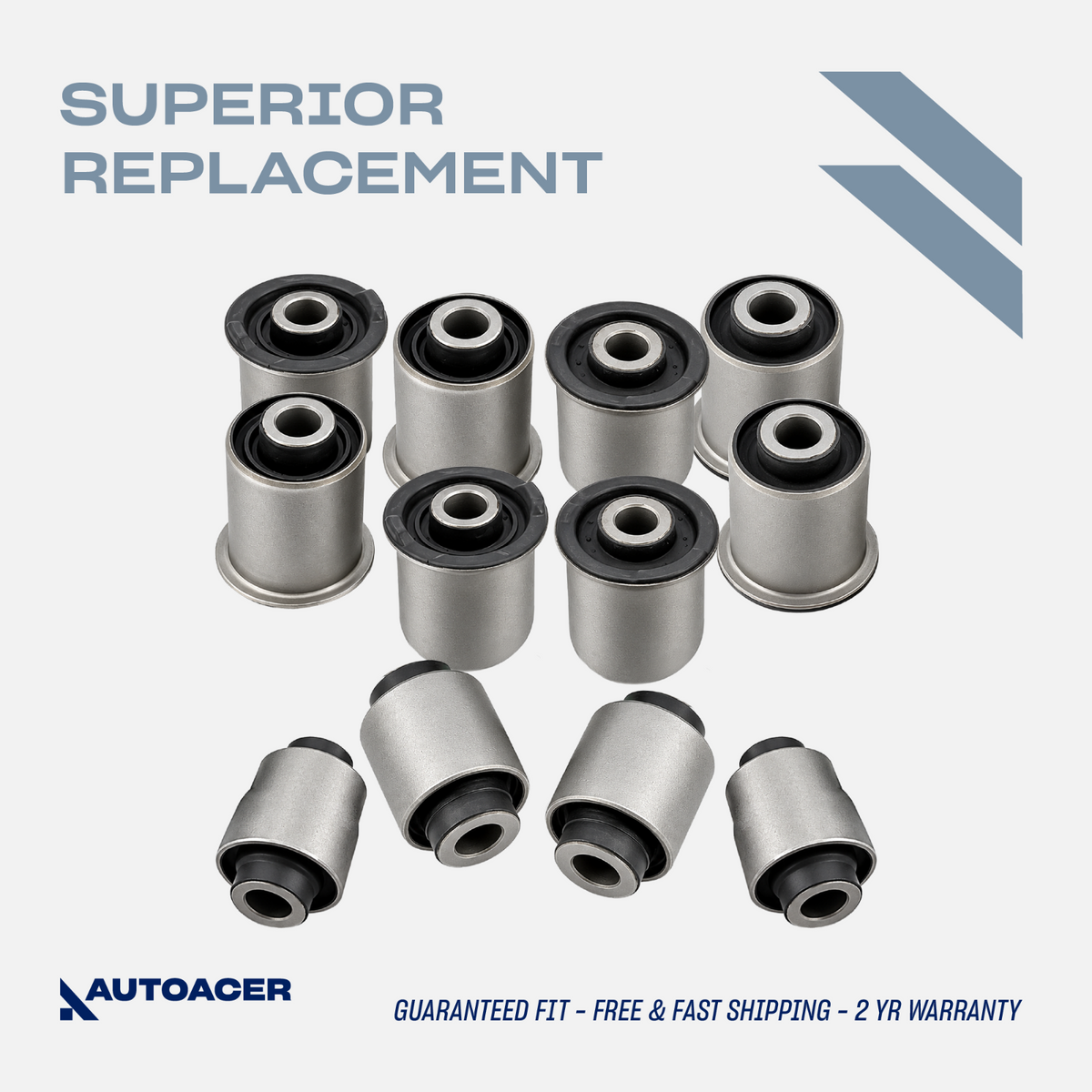 AUTOACER 12p Rear Control Trailing Knuckle Arm Bushes For Pathfinder Armada QX56