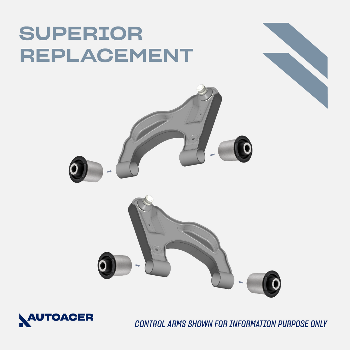 AUTOACER 12p Rear Control Trailing Knuckle Arm Bushes For Pathfinder Armada QX56