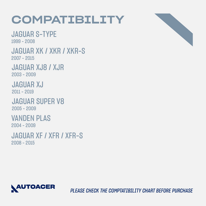 AUTOACER -2pc Rear Lower Control Arm Bushings 54mm for JAGUAR S-Type XK XF XJ V8