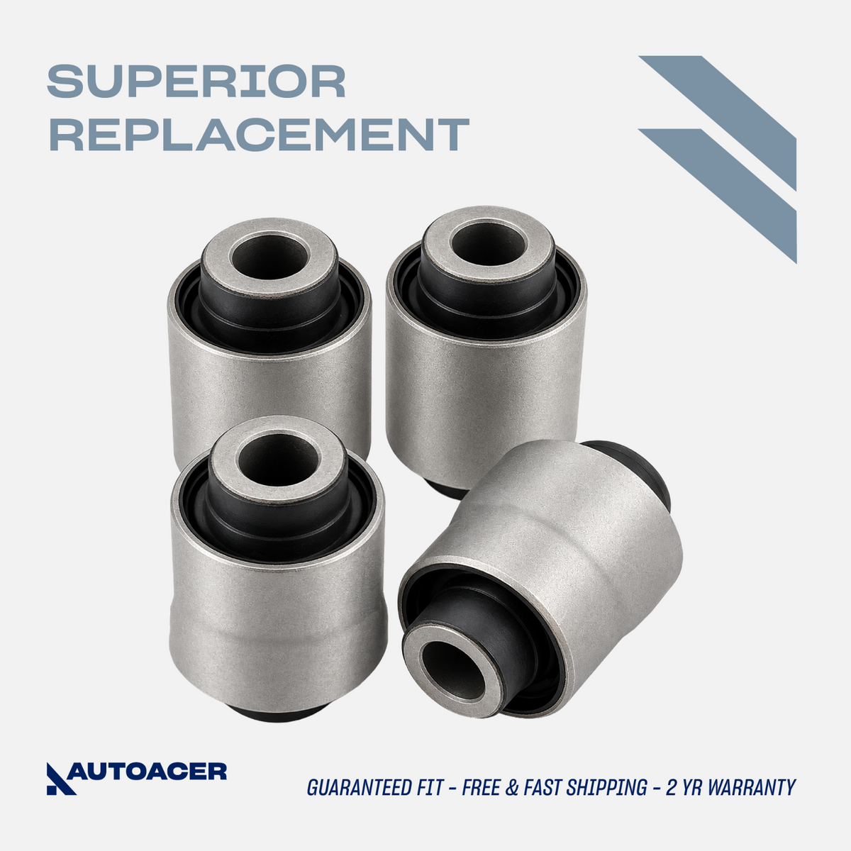 AUTOACER 4p Rear Trailing Arm & Knuckle Bushes For Nissan Pathfinder Armada QX56