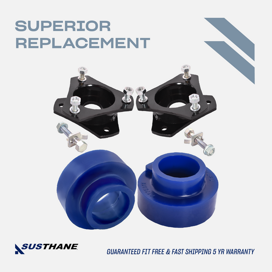 AUTOACER - Front & Rear Leveling Lift Kit Polyurethane PU Spacers 6 Pcs 45mm (1.8”) Height for SUZUKI GRAND VITARA 2005 - 2017, ESCUDO - 3rd Generation 2005 - 2017