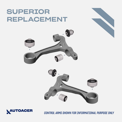 AUTOACER - 6p Front Lower Control Arm Bushing Kit for Acura TL TSX 2004 - 2008 & Honda Accord 2003 - 2007