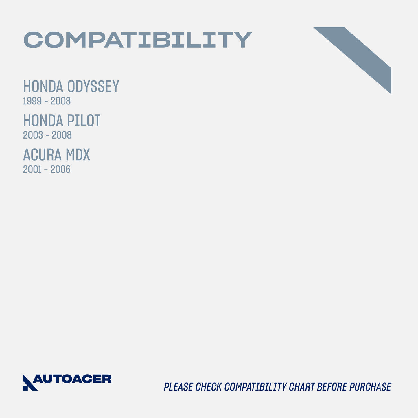 AUTOACER - 4p Front Lower Control Arm Bushing Kit Compatible with Honda Odyssey 1999 - 2008, Pilot. 2003 - 2008, Acura MDX 2001 - 2006
