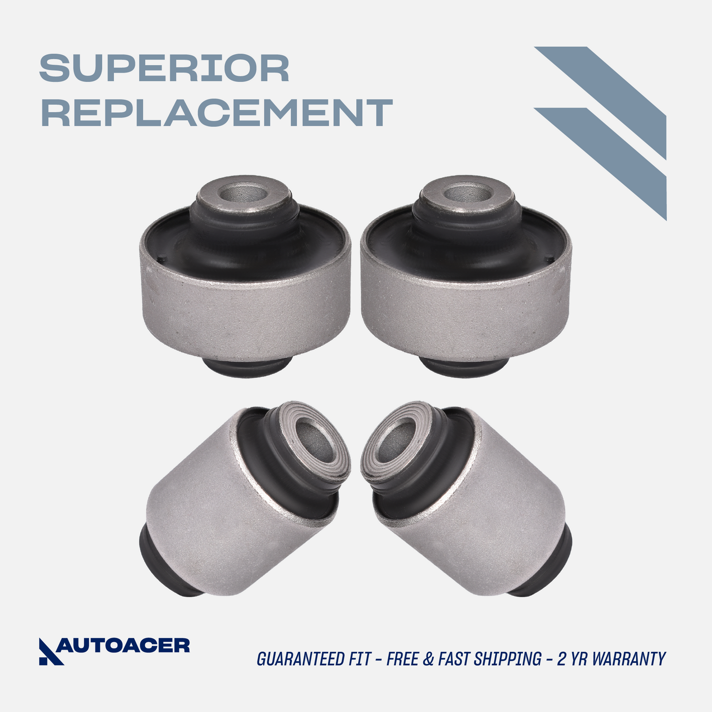 AUTOACER - 4p Front Lower Control Arm Bushing Kit Compatible with Honda Odyssey 1999 - 2008, Pilot. 2003 - 2008, Acura MDX 2001 - 2006