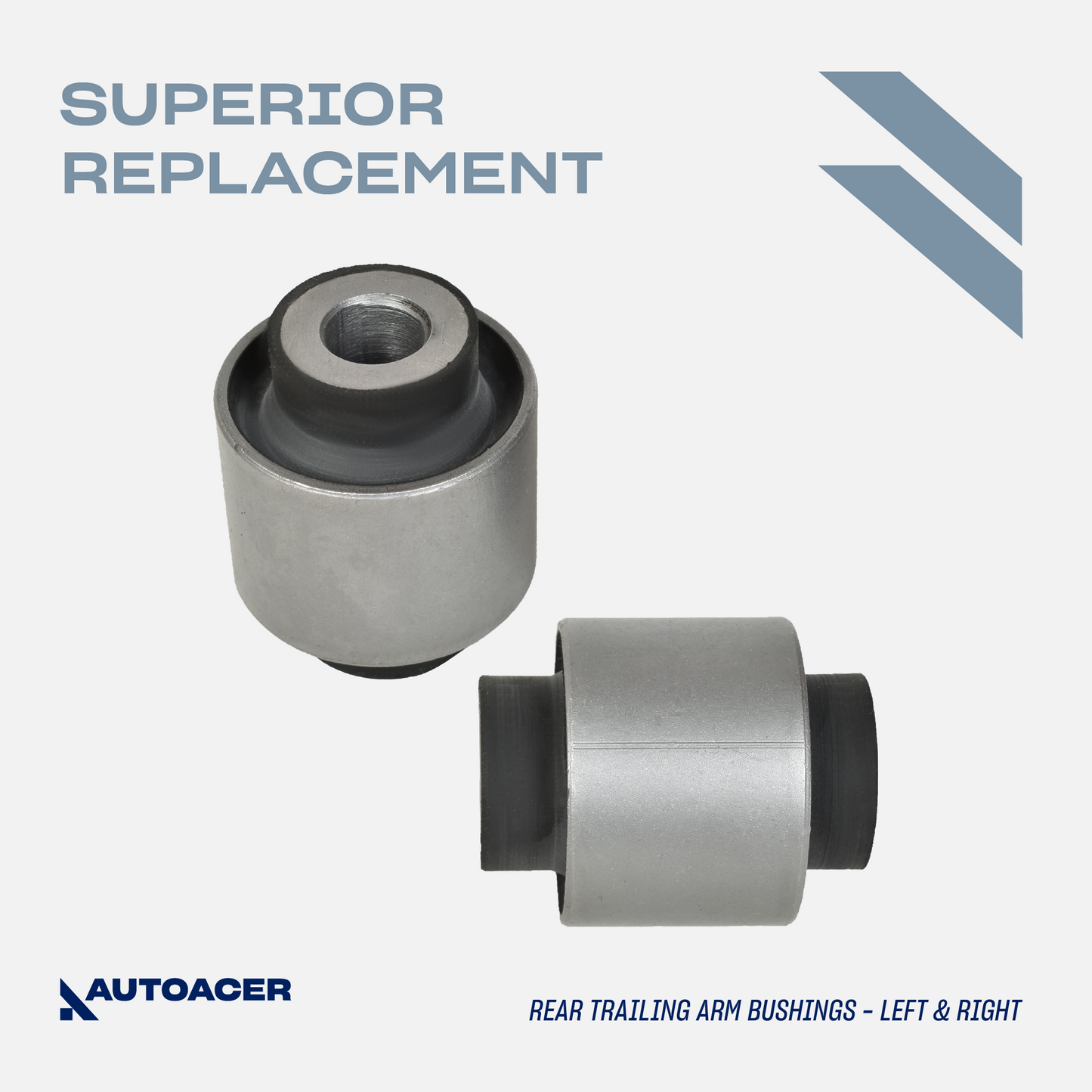 AUTOACER - 4p Rear Trailing Control Arm Bushings for Honda Civic Hatchback 2005 - 2011, Saloon / Sedan 2005 - 2016