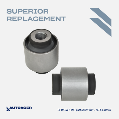 AUTOACER - 4p Rear Trailing Control Arm Bushings for Honda Civic Hatchback 2005 - 2011, Saloon / Sedan 2005 - 2016