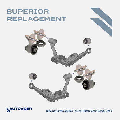 AUTOACER - 4p Rear Trailing Control Arm Bushings for Honda Civic Hatchback 2005 - 2011, Saloon / Sedan 2005 - 2016