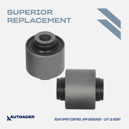 AUTOACER - 10p Rear Upper Control Arm Bushings, Lower Trailing Bushings W/ Metal Washers & Clamps, Sway / Stabilizer Bar Links For Honda Civic Hatchback 2005-2011, Civic Saloon 2006-2016