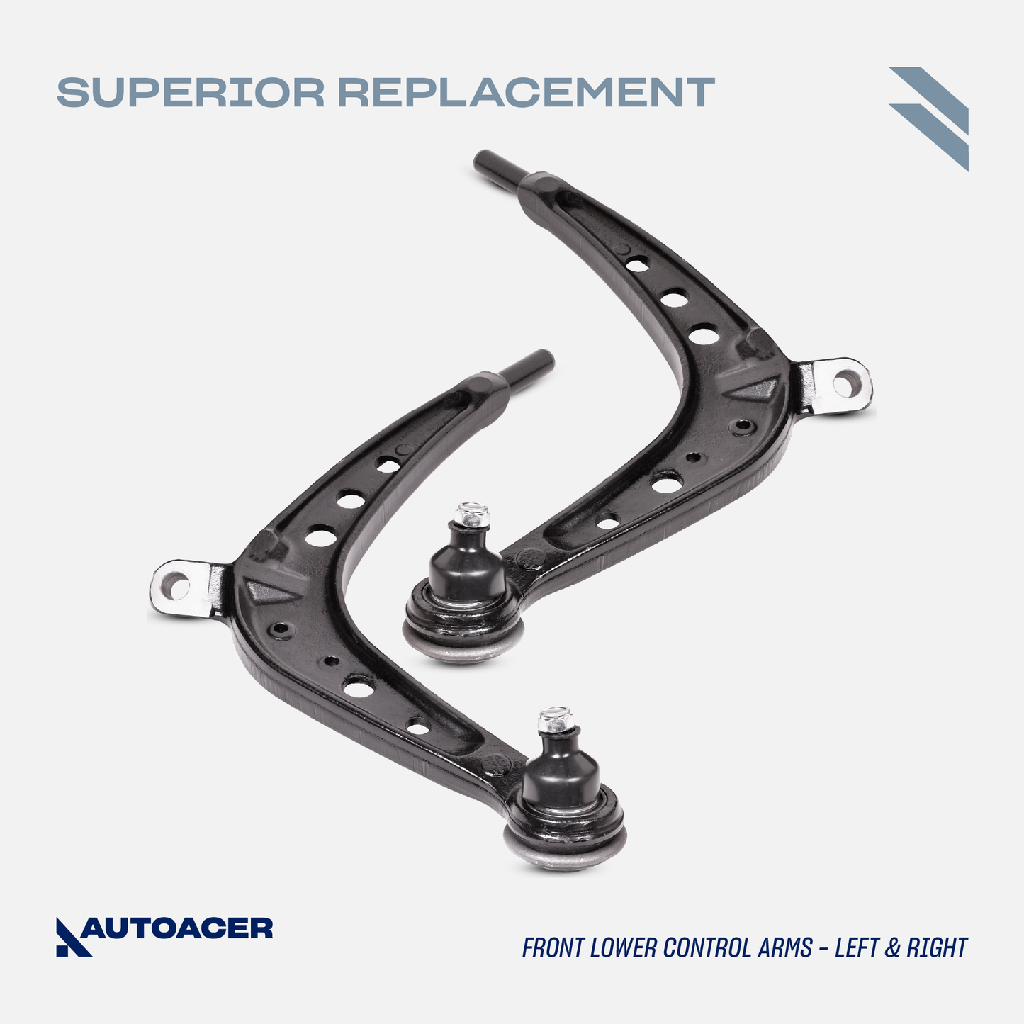 AUTOACER - 6p Front Lower Control Arms, Inner Ball Joints & Bushings Fitted into the Retainer Bracket For BMW 3 Series E46 325Xi 330Xi 330xd 2000-2005