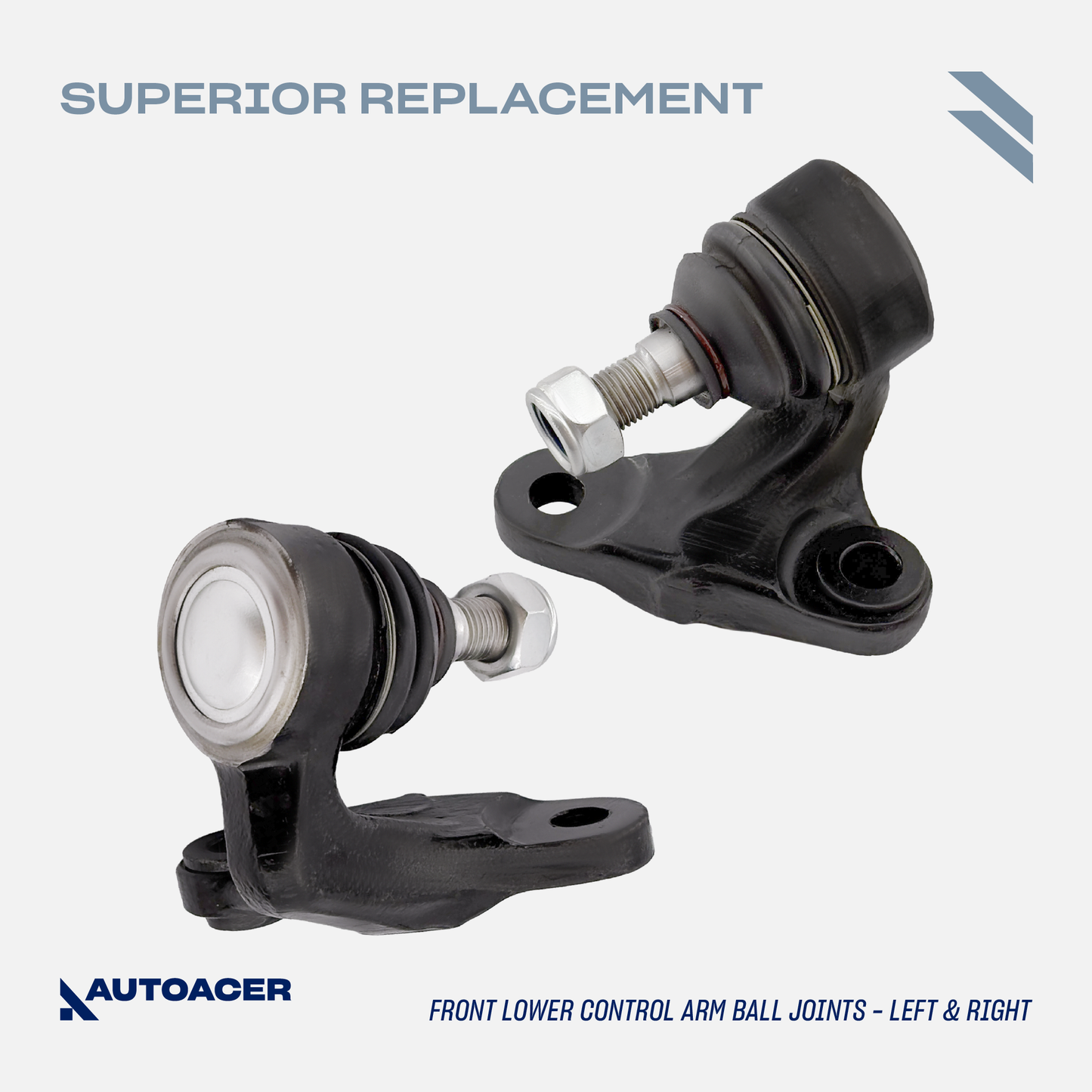 AUTOACER - 6p Front Lower Control Arms, Inner Ball Joints & Bushings Fitted into the Retainer Bracket For BMW 3 Series E46 325Xi 330Xi 330xd 2000-2005