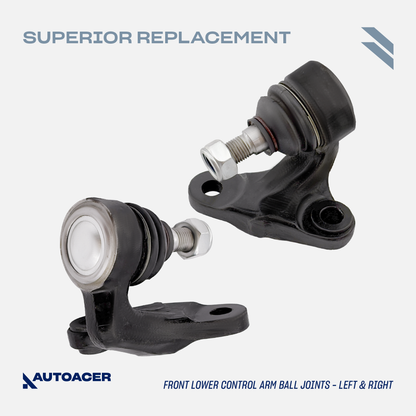 AUTOACER - 6p Front Lower Control Arms, Inner Ball Joints & Bushings Fitted into the Retainer Bracket For BMW 3 Series E46 325Xi 330Xi 330xd 2000-2005