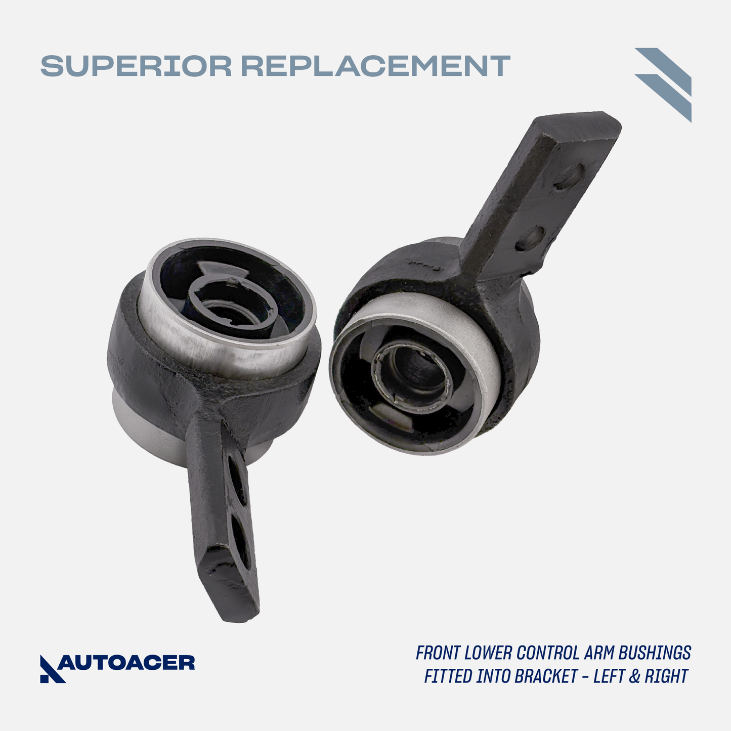 AUTOACER - 6p Front Lower Control Arms, Inner Ball Joints & Bushings Fitted into the Retainer Bracket For BMW 3 Series E46 325Xi 330Xi 330xd 2000-2005