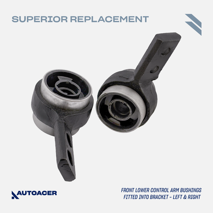 AUTOACER - 6p Front Lower Control Arms, Inner Ball Joints & Bushings Fitted into the Retainer Bracket For BMW 3 Series E46 325Xi 330Xi 330xd 2000-2005