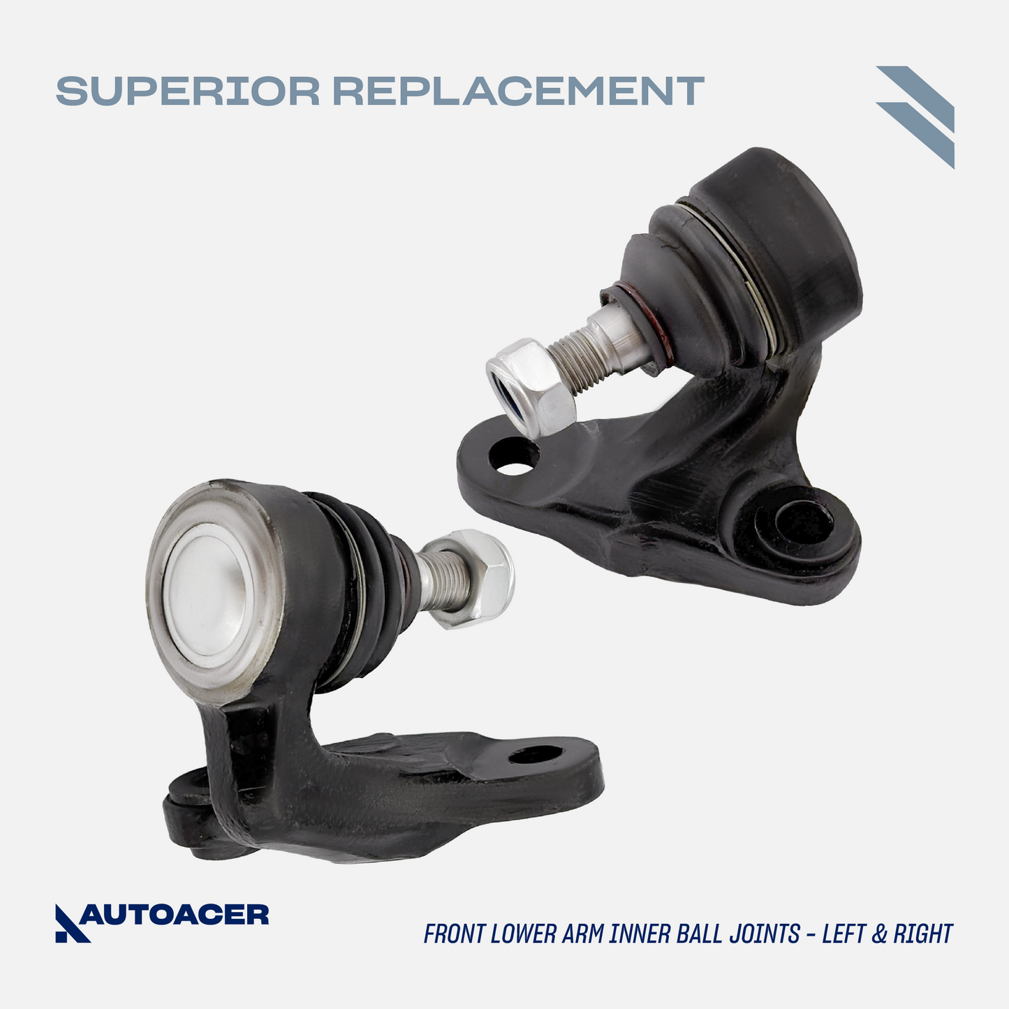 AUTOACER - 6p Front Lower Control Arms, Inner Ball Joints & Bushings For BMW E46 325xi 330xd 330xi 2000 - 2005