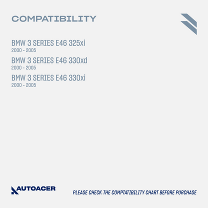 AUTOACER - 14p Front & Rear Track Control Arms, Bushings, Ball Joints For BMW 3 Series E46 325xi / 330xd / 330xi 2000 - 2005