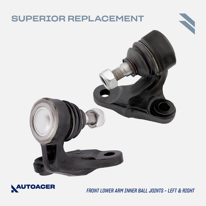 AUTOACER - 14p Front & Rear Track Control Arms, Bushings, Ball Joints For BMW 3 Series E46 325xi / 330xd / 330xi 2000 - 2005