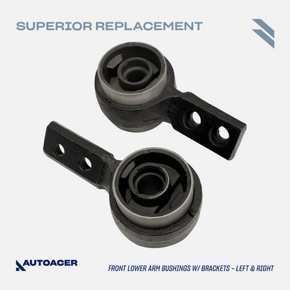 AUTOACER - 14p Front & Rear Track Control Arms, Bushings, Ball Joints For BMW 3 Series E46 325xi / 330xd / 330xi 2000 - 2005