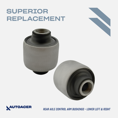 AUTOACER - Rear Wishbone Trailing Control Arms & Rear Axle Trailing Arm Bushes for BMW E36, E46, M3, X3