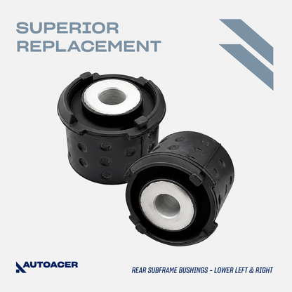 AUTOACER - 7pc Rear Axle Subframe Mounts Bushing Kit For BMW 3 SERIES (E46) 1998 - 2007, X3 (E83) 2004 - 2008