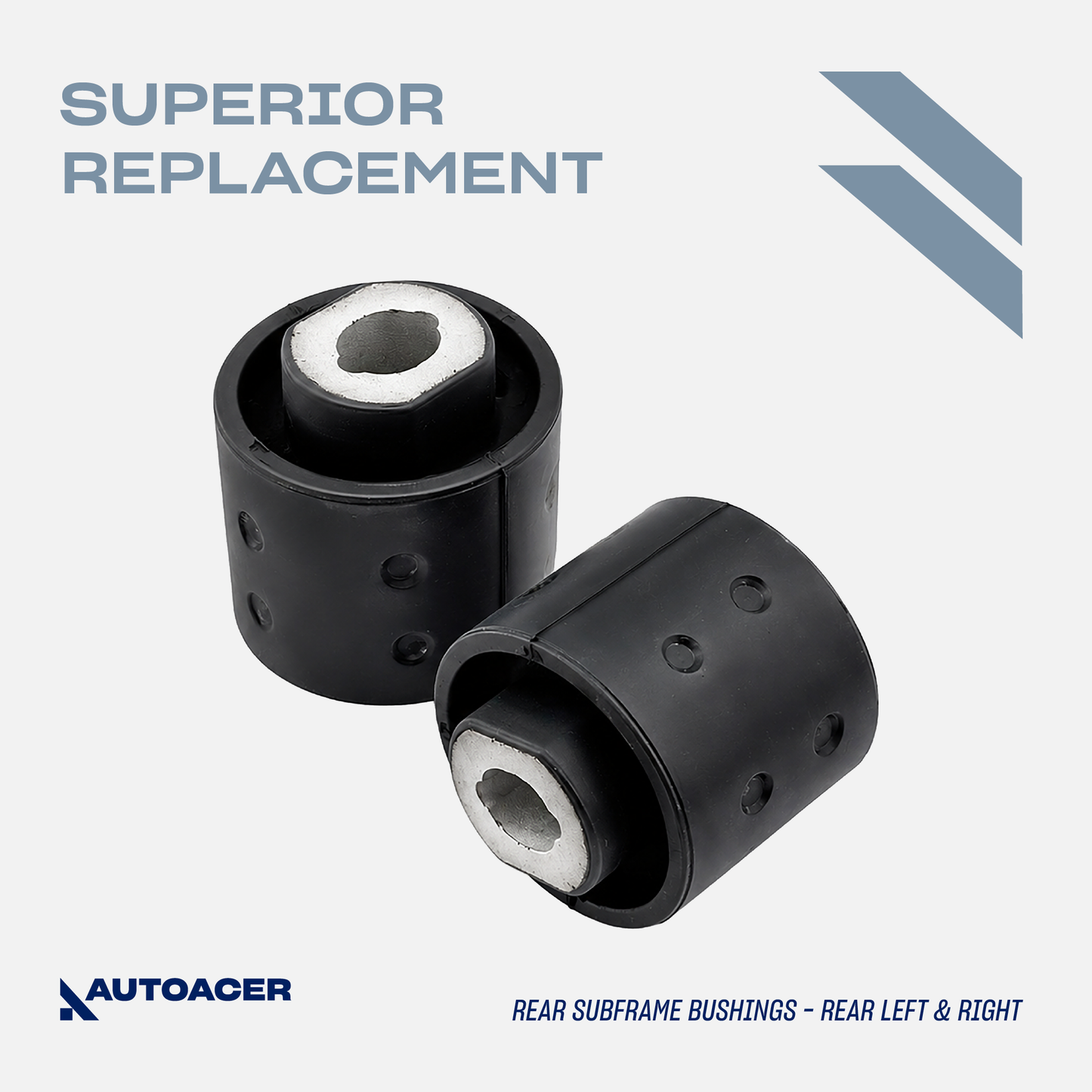 AUTOACER - 7pc Rear Axle Subframe Mounts Bushing Kit For BMW 3 SERIES (E46) 1998 - 2007, X3 (E83) 2004 - 2008