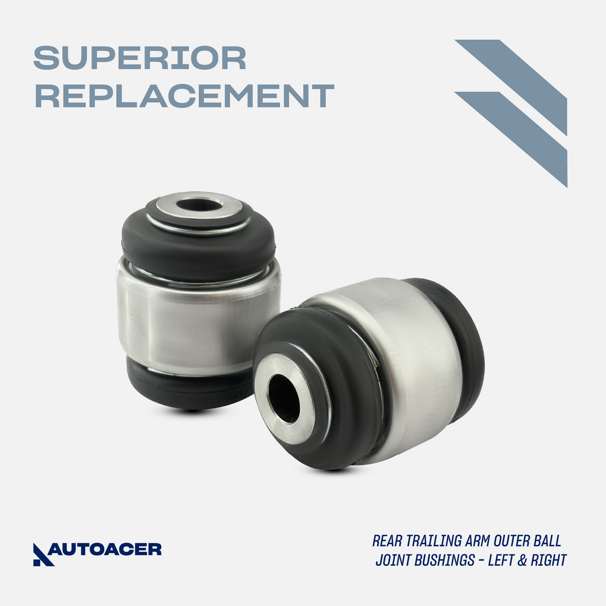 AUTOACER 10p Rear Upper Lower Track Trailing Wishbone Arm Bushes For BMW E46 E36