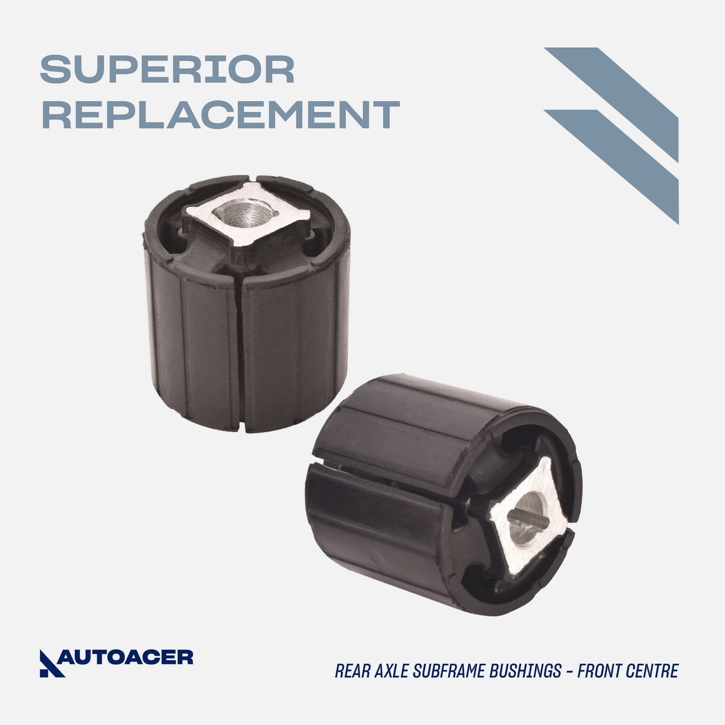 AUTOACER - 11p Rear Axle Subframe Bushings & Hex Bolts 14x1.5 For BMW E60/61/63/64 Year 2003 - 2010