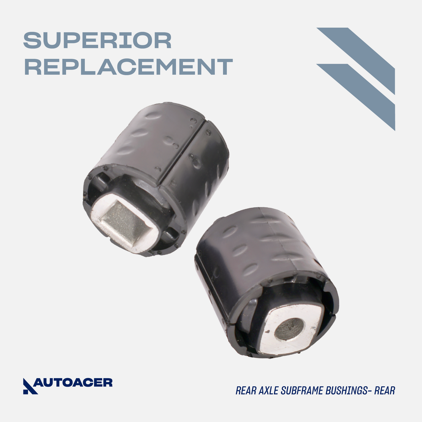 AUTOACER - 11p Rear Axle Subframe Bushings & Hex Bolts 14x1.5 For BMW E60/61/63/64 Year 2003 - 2010