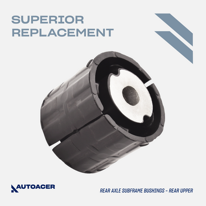AUTOACER - 11p Rear Axle Subframe Bushings & Hex Bolts 14x1.5 For BMW E60/61/63/64 Year 2003 - 2010