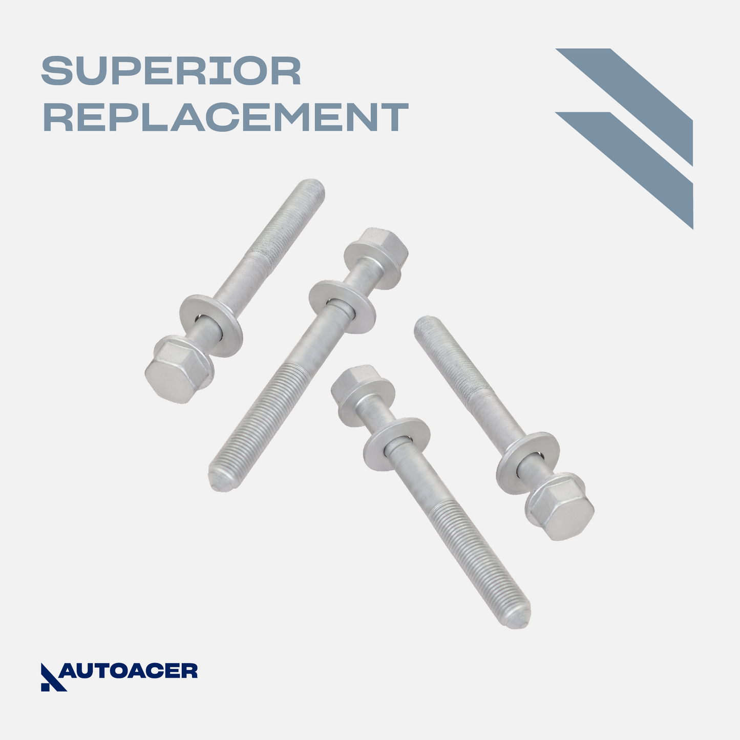 AUTOACER - 11p Rear Axle Subframe Bushings & Hex Bolts 14x1.5 For BMW E60/61/63/64 Year 2003 - 2010