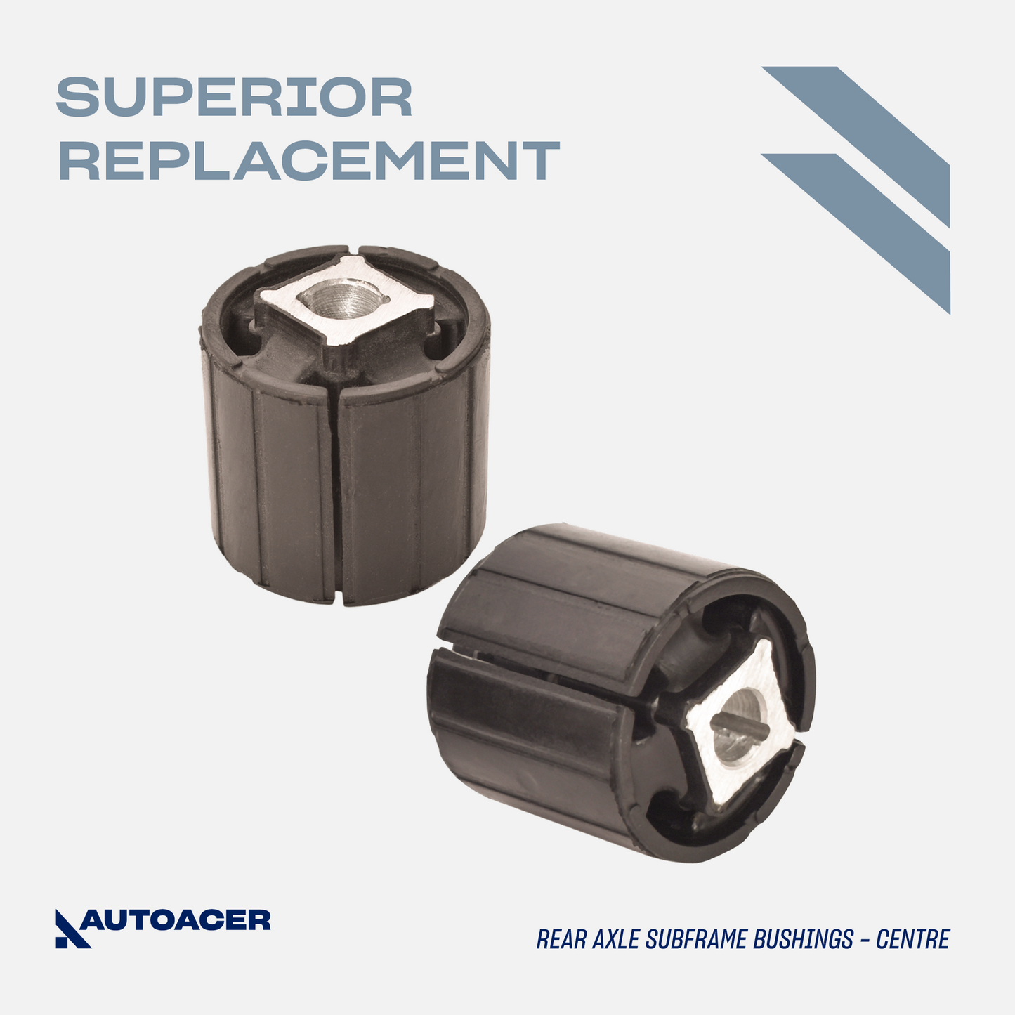 AUTOACER - 7p Rear Axle Subframe Mounts Bushes For BMW 5 6 Series E60 E61 E63 E64