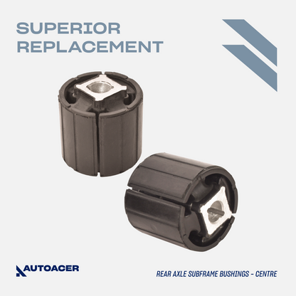 AUTOACER - 7p Rear Axle Subframe Mounts Bushes For BMW 5 6 Series E60 E61 E63 E64