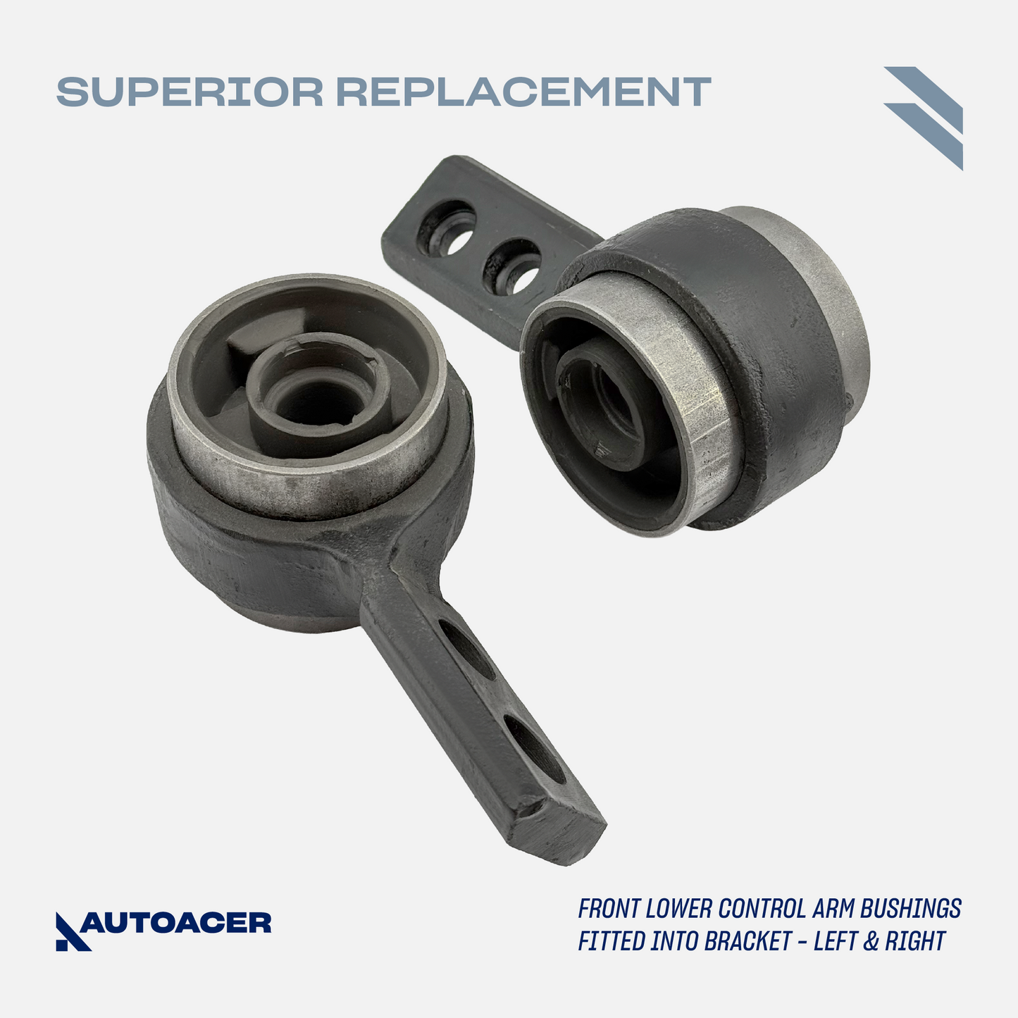 AUTOACER - 12p Control Arms with Inner Outer Ball Joints, Bushings with Brackets, Stabilizer Links, Tie Rod Assembly & Steering Rack Boot Kit for BMW E46 325xi, E46 330xi 2001-2005