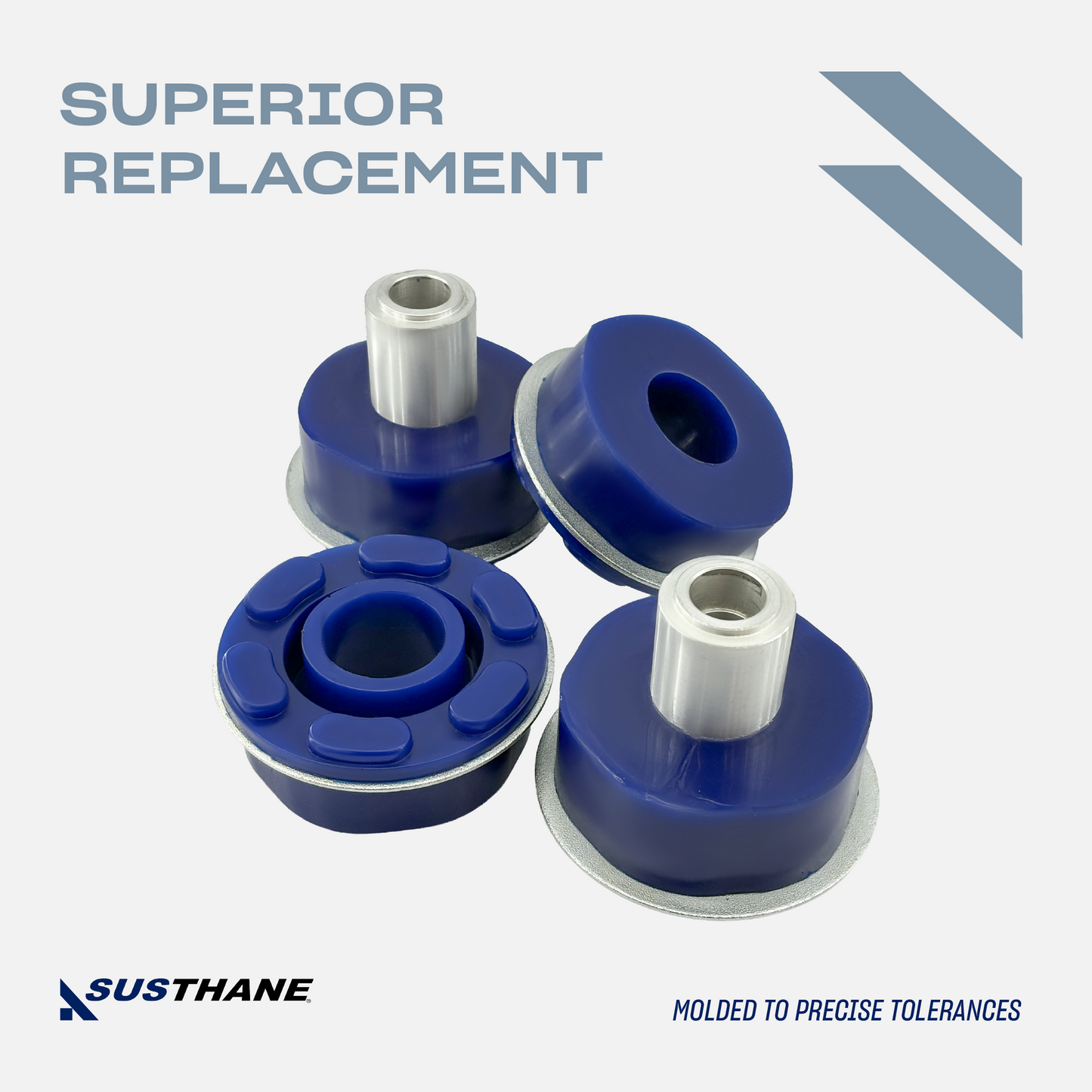 AUTOACER - 4p Rear Axle Subframe Polyurethane Mount Bushing Kit For BMW E53 X5 2000 - 2006