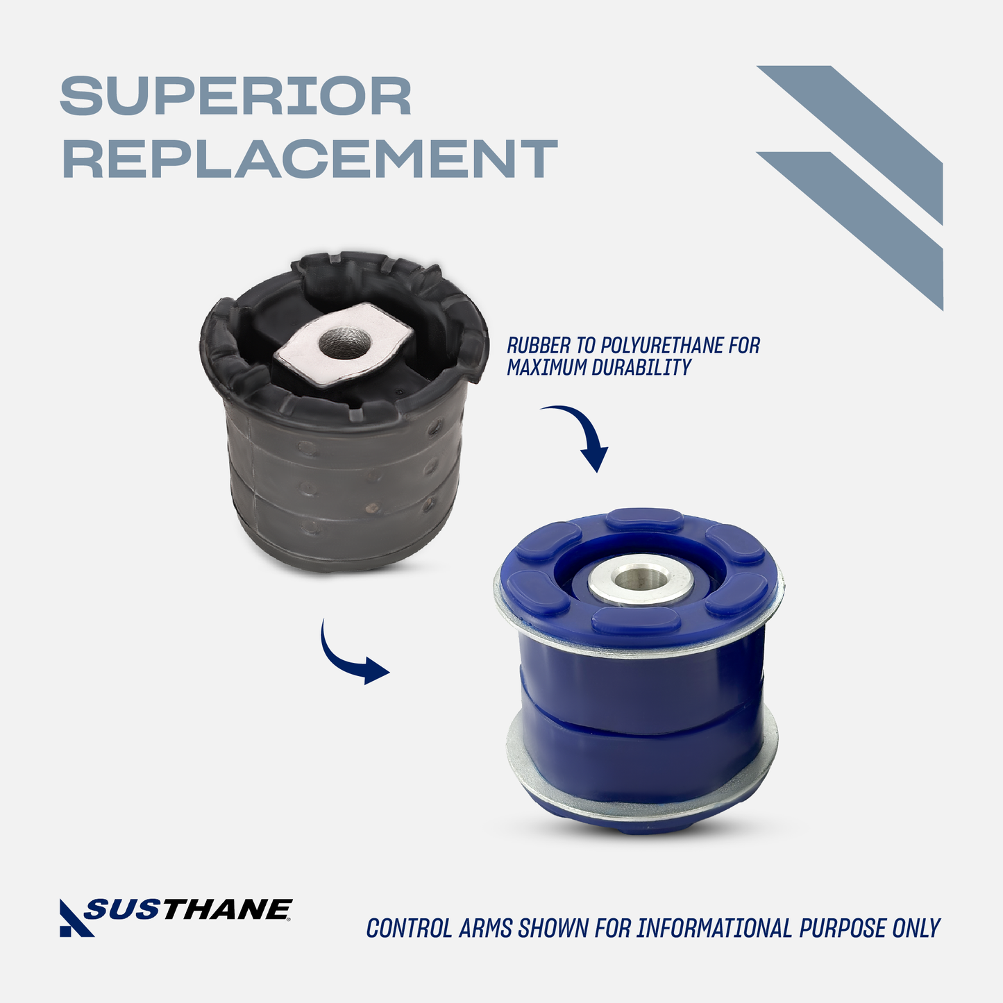 AUTOACER - 4p Rear Axle Subframe Polyurethane Mount Bushing Kit For BMW E53 X5 2000 - 2006