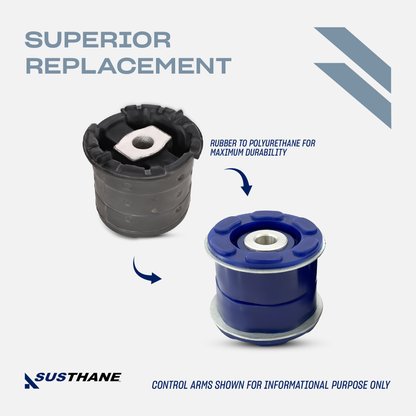 AUTOACER - 4p Rear Axle Subframe Polyurethane Mount Bushing Kit For BMW E53 X5 2000 - 2006