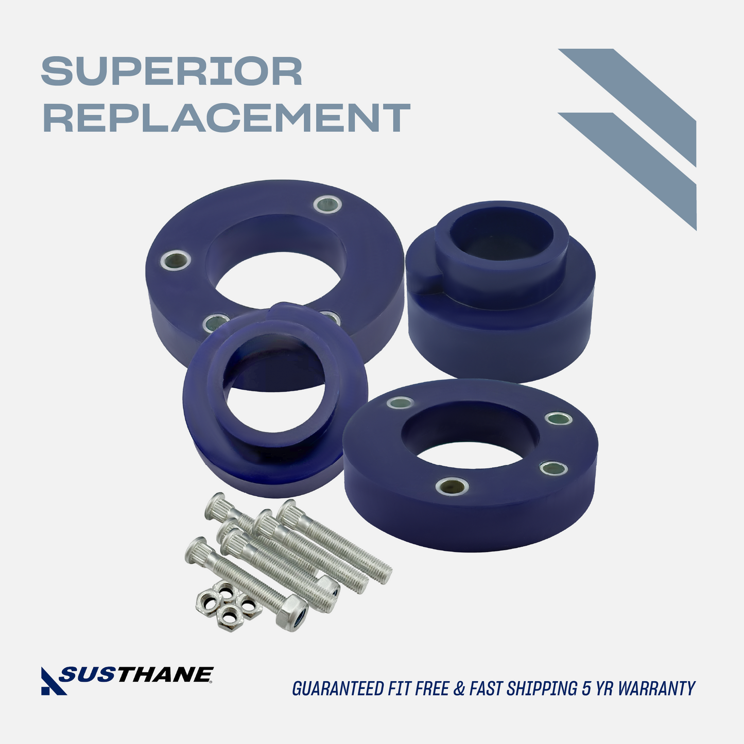 AUTOACER - 4p Poly Spacers 1.2" / 30mm Leveling Lift Kit for BMW X5 E53 1999-2006