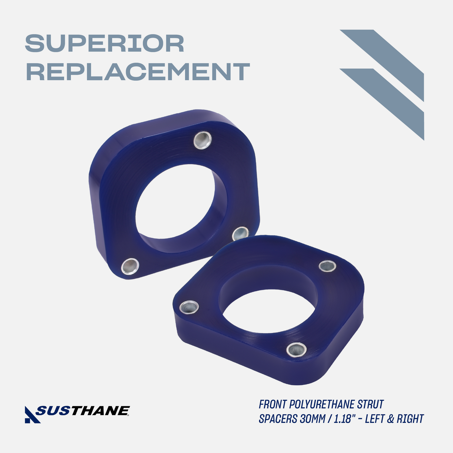 AUTOACER - Front Strut Spacers, Rear Coil Springs 12 Pcs, 30mm /1.2" Height made in very High-grade Polyurethane PU, Compatible with V70 XC 2000 - 2002, XC70 2003 - 2007