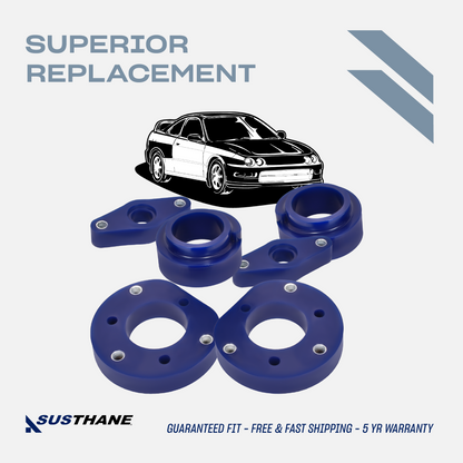 AUTOACER - 6p Front & Rear PU Spacer Leveling Lift Kit 30mm for Volvo V70 XC60/70 2007 - 2017