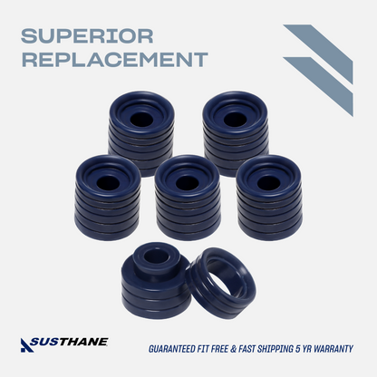 AUTOACER - 12p PU Body Mount Bushing Kit For Dodge Ram 1500 2500 3500 1994 - 2002 Standard Cab Models, 2WD / 4WD