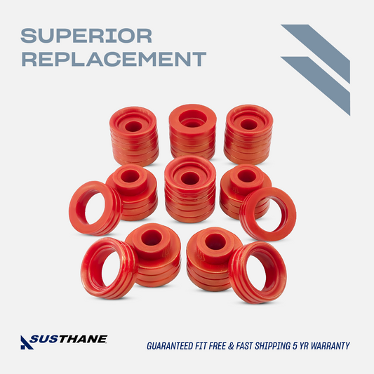 AUTOACER - 16p PU Body Mount Bushing Kit For Dodge Ram 1500 2500 3500 1994 - 2001 Extended Cab 2WD / 4WD