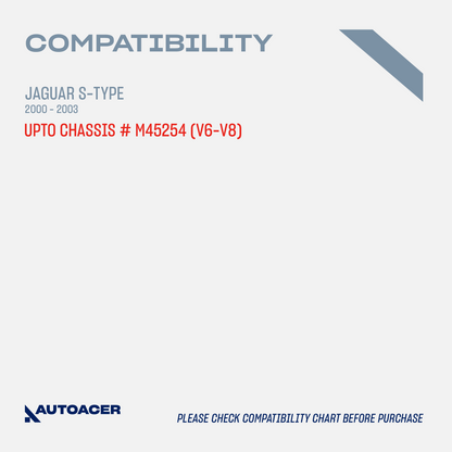 AUTOACER - 2p Front Lower Control Arm Bushing Kit with Insert Sleeves for JAGUAR S-Type 2000 - 2003