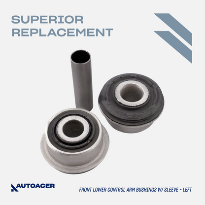 AUTOACER - 2p Front Lower Control Arm Bushing Kit with Insert Sleeves for JAGUAR S-Type 2000 - 2003